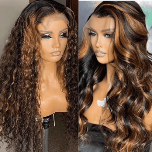 AllWigsUnder 100KlaiyiDarkRootBrownBalayageHighlightBodyWaveLaceFrontWigFlashSale a92f62c8 71bd 41f4 9f19 4d4531dd3b2e