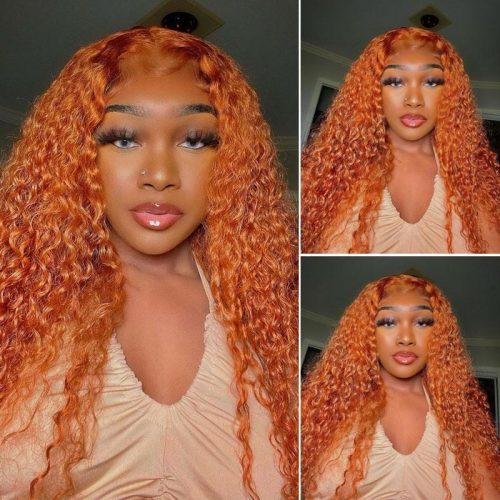 Klaiyi Orange Ginger Color Lace Part Wig Jerry Curl Fall Must Haves Human Hair Wigs 9 0a21794c 764b 4bdc a956 0e04ce309898