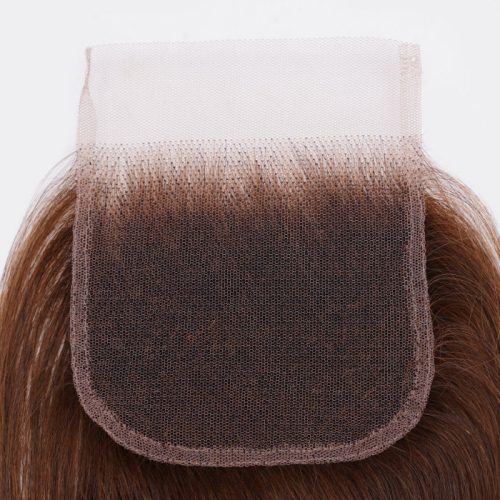 Klaiyi4x4TransparentLaceClosurePrePluckedOmbreHighlightHumanHair 4