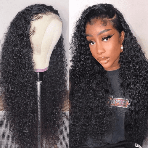 Klaiyi70 OffSuperFlashSaleKinkyCurlyorJerryCurly13x4LaceFrontWigVirginHumanHair 3