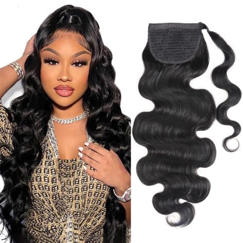 KlaiyiClipinPonytailHairExtensionsHumanHairWrapAround5StylesPonytailsHairpiecesYouCanChoose 3 4580e837 bc9c 4584 860a 146fd92714d8