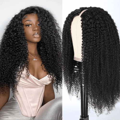 KlaiyiKinkyCurlyVPartWigsMeetsRealScalpBeginnerFriendlyNaturalDensitySummerWigs 1