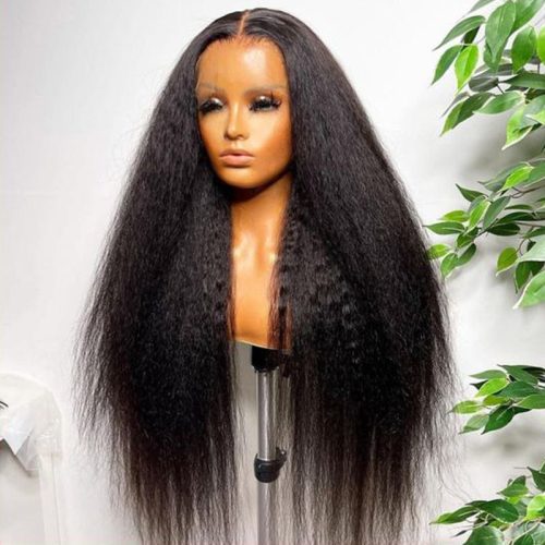 KlaiyiKinkyStraightLaceFrontWigYakiStraightWigVirginHumanHairFlashSale 6 005f8e1a 128b 455f a295 0e1b30a3380e