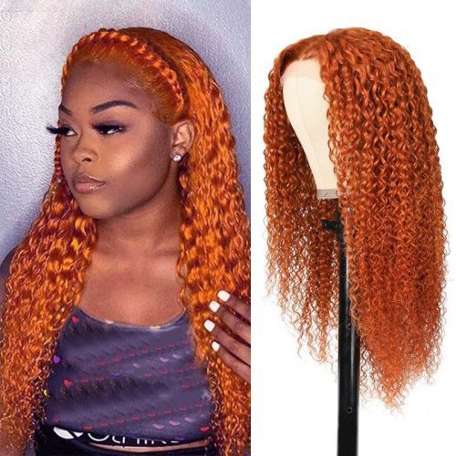 KlaiyiOrangeGingerColorLacePartWigJerryCurlFallMustHavesHumanHairWigs 2 cea0b785 df6d 4943 b675 f45f841fbfc3