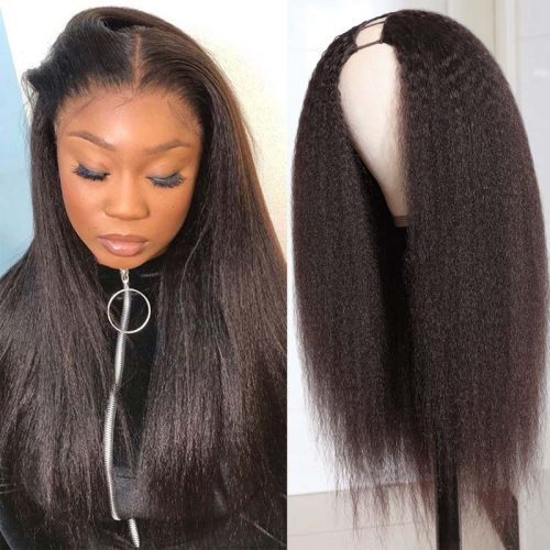 KlaiyiUPartWigKinkyStraightHumanHairWigsNaturalLookingQuickandEasyInstall 2 a46ecb64 1a57 4241 8667 ed9b495c01ef