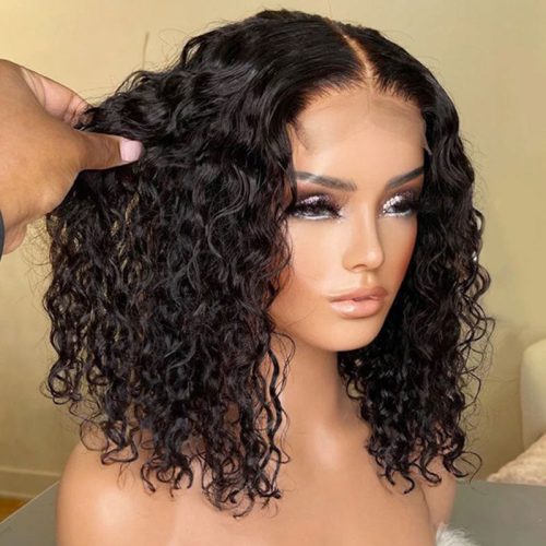 KlaiyiWaterWave5x5HDTransparentLaceClosureWigShortBobVirginHumanHair 8 0b0659e8 30b2 4ce3 94df 2da0a2956520