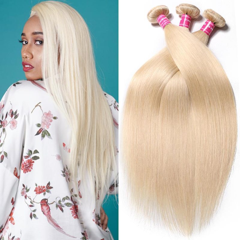 blonde hair 3 bundles