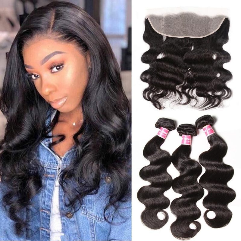 body wave transparent frontal 10