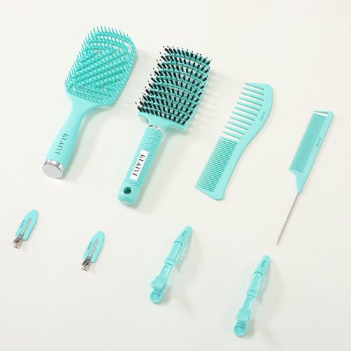 gift pack1 hair care comb anti static coarse fine toothed tail pick combs set and hair clips gift pack2 bathing cap silk headband 231120 3